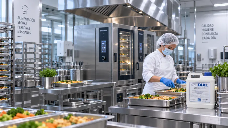 Cocina industrial y preparación de alimentos