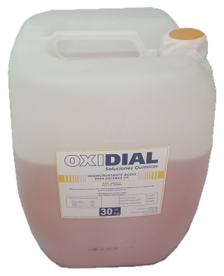 Desincrustante Ácido CIP OXIDIAL, bidón de 30 kg